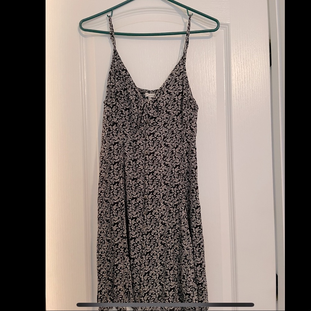 American Eagle Skater Button Down Dress